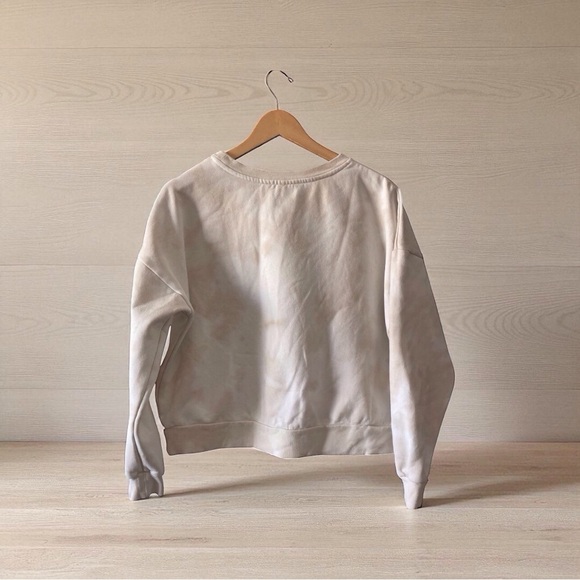Rylee + Cru Women's Neutral Tie-Dye Sweatshirt | Size L - Picture 4 of 12